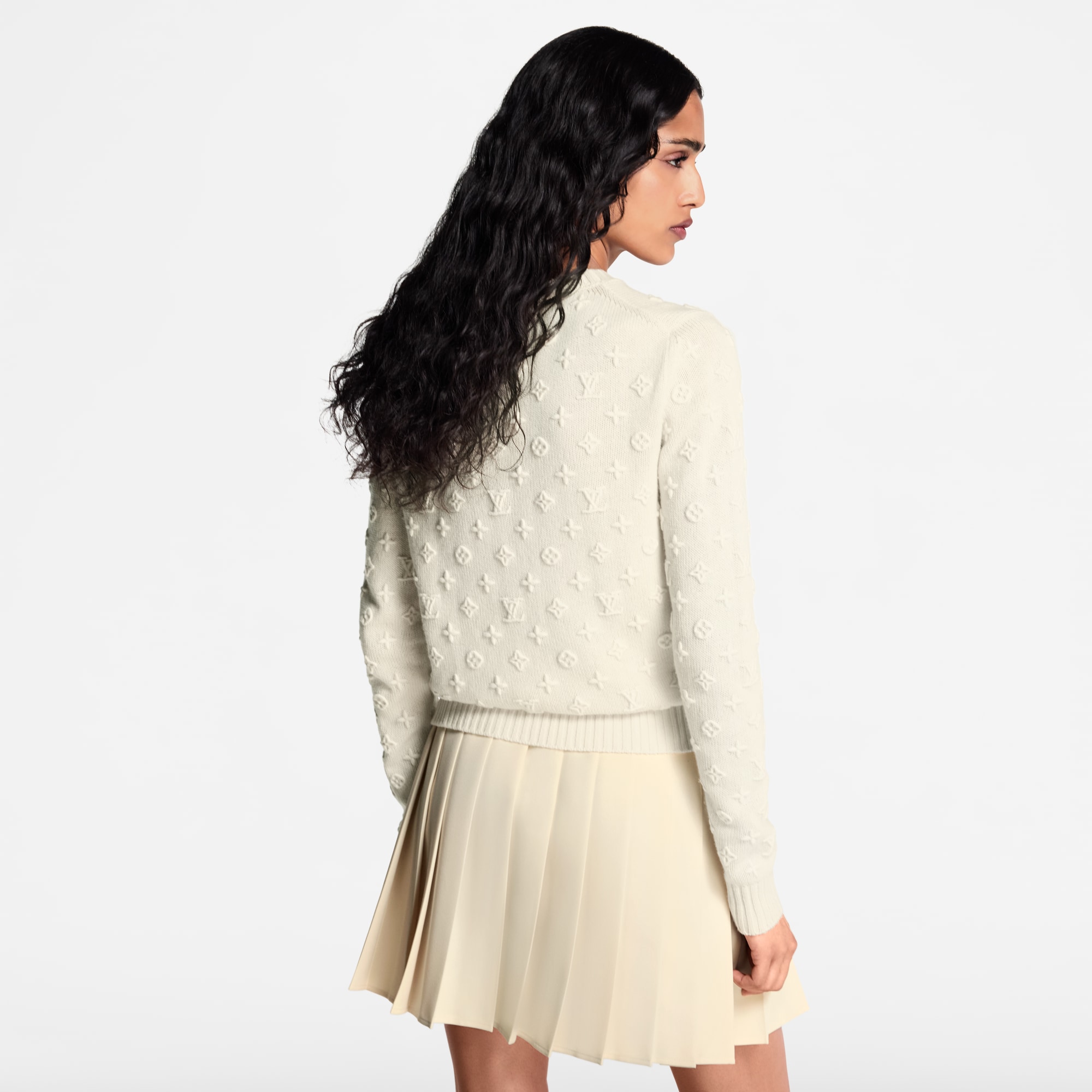 Strickpullover mit 3D-Monogram-Motiv  Damen Ready to Wear Strick | LOUIS VUITTON (Zoom)
