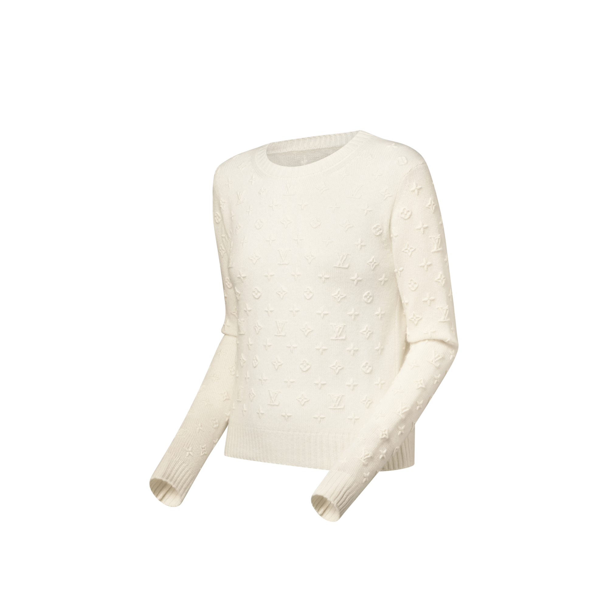 Strickpullover mit 3D-Monogram-Motiv  Damen Ready to Wear Strick | LOUIS VUITTON (Zoom)