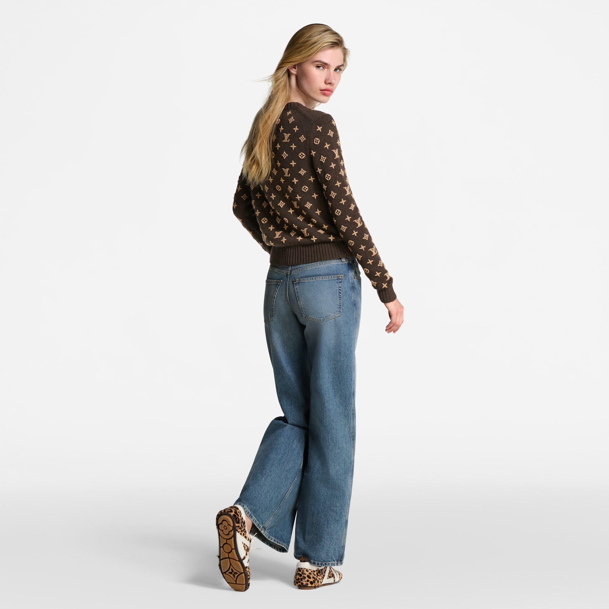 Strickpullover mit 3D-Monogram-Motiv  Damen Ready to Wear Strick | LOUIS VUITTON (Zoom)