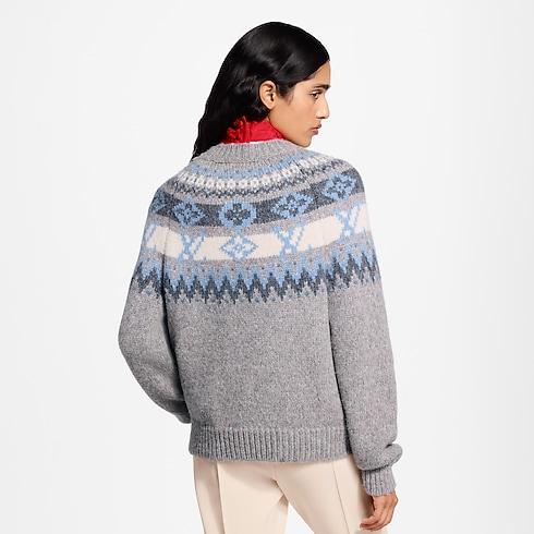 Strickpullover mit alpinem Motiv Damen Ready to Wear Oberteile und Blusen | LOUIS VUITTON (Zoom)