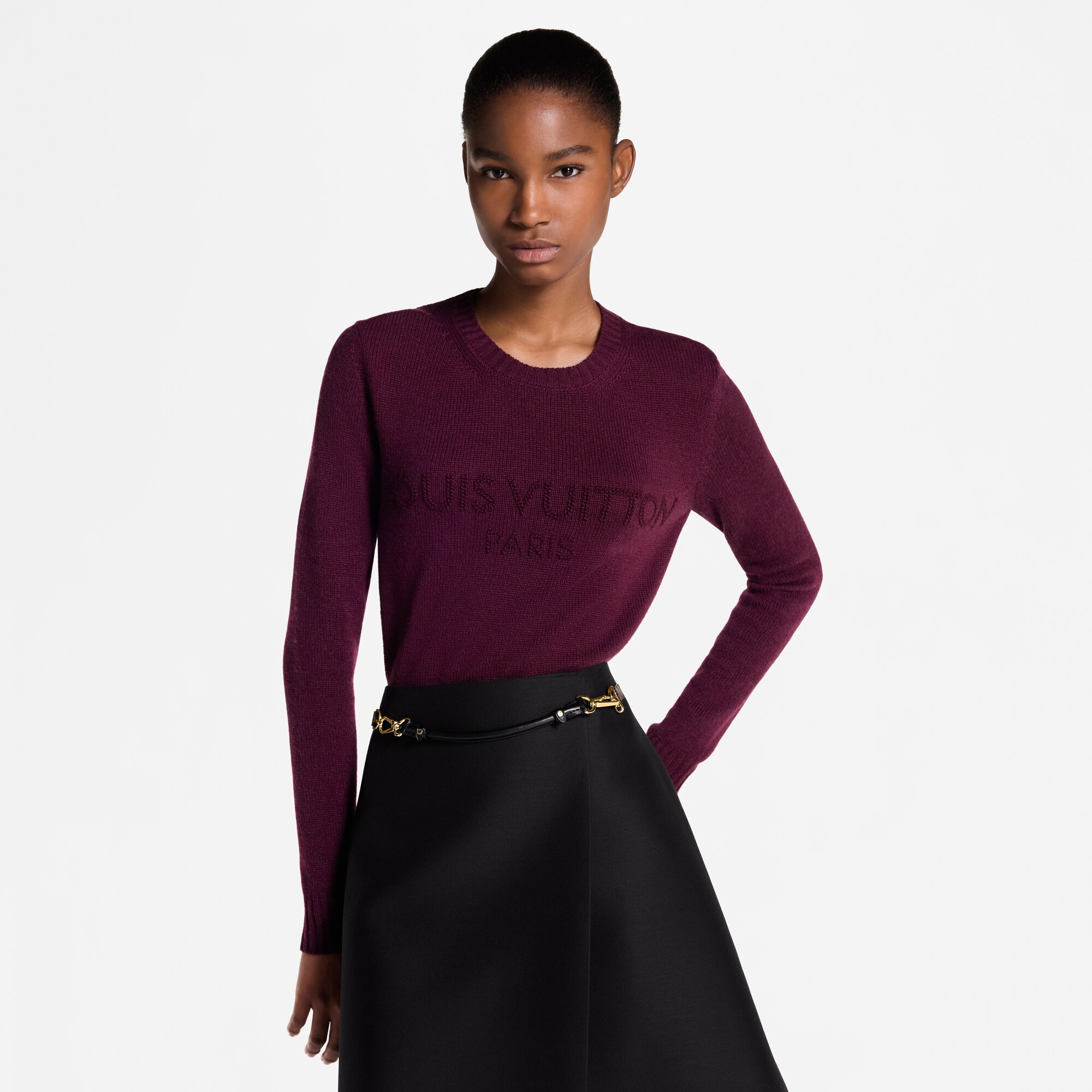 Strickpullover mit charakteristischen Details  Damen Ready to Wear Strick | LOUIS VUITTON (Zoom)