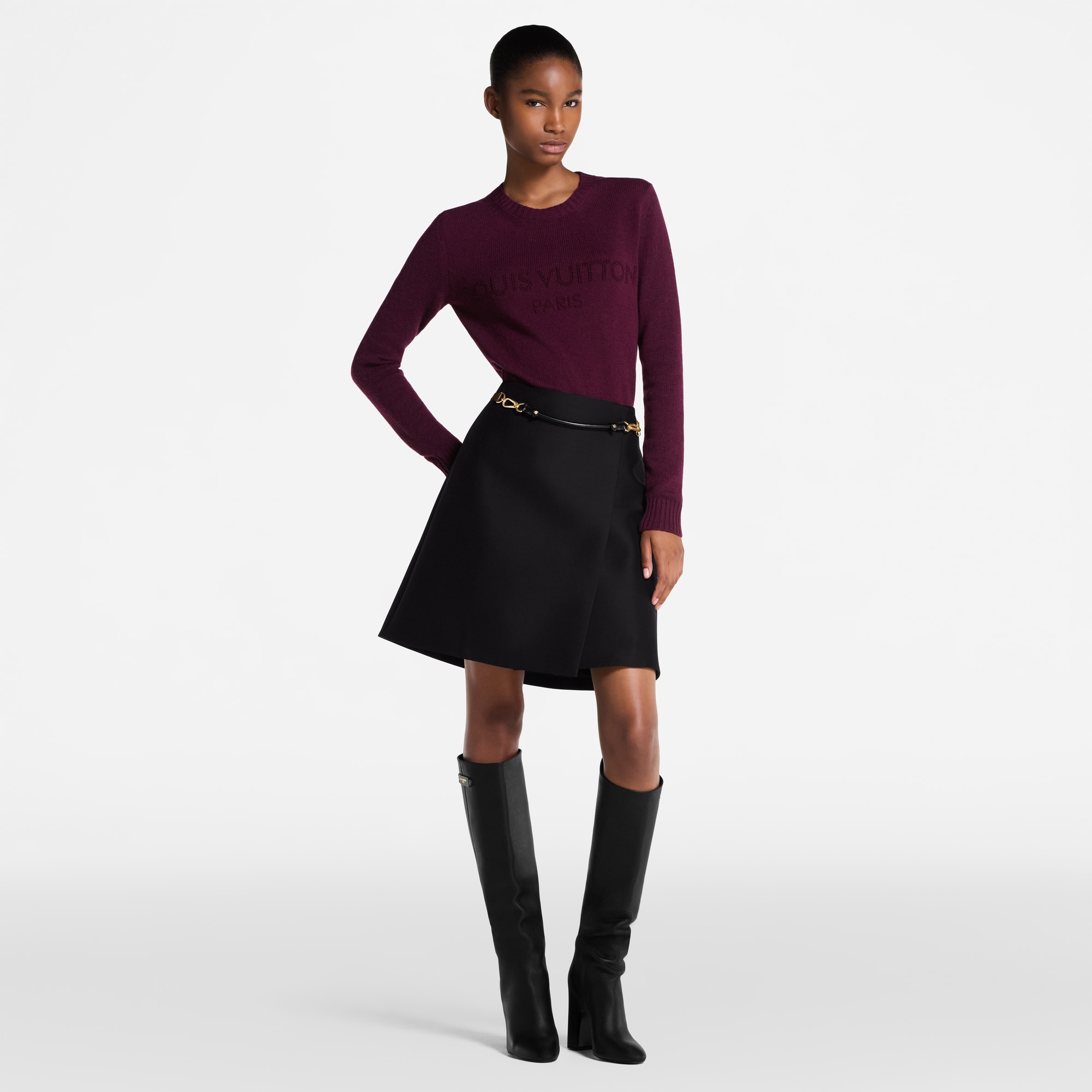 Strickpullover mit charakteristischen Details  Damen Ready to Wear Strick | LOUIS VUITTON (Zoom)