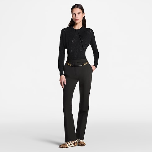 Strickpullover mit Lagen-Optik und Mahina-Motiv Damen Ready to Wear Strick | LOUIS VUITTON (Zoom)