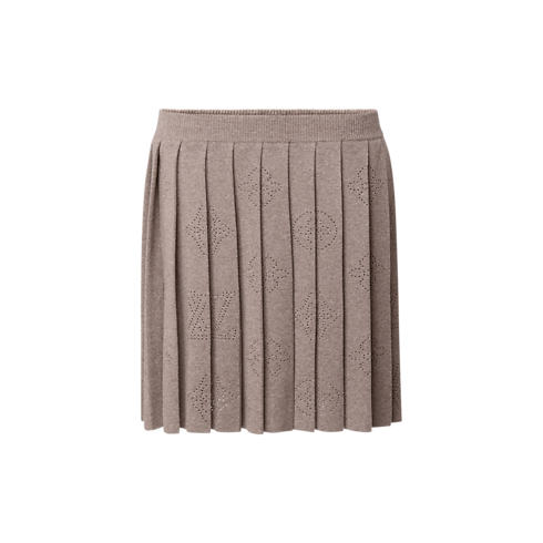 Strickrock mit Falten und Mahina-Motiv Damen Ready to Wear Strick | LOUIS VUITTON (Zoom)