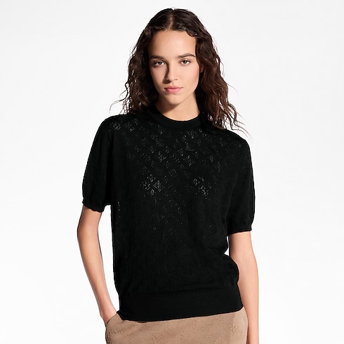 Stricktop mit Mahina-Motiv Damen Ready to Wear Tops | LOUIS VUITTON (Zoom)