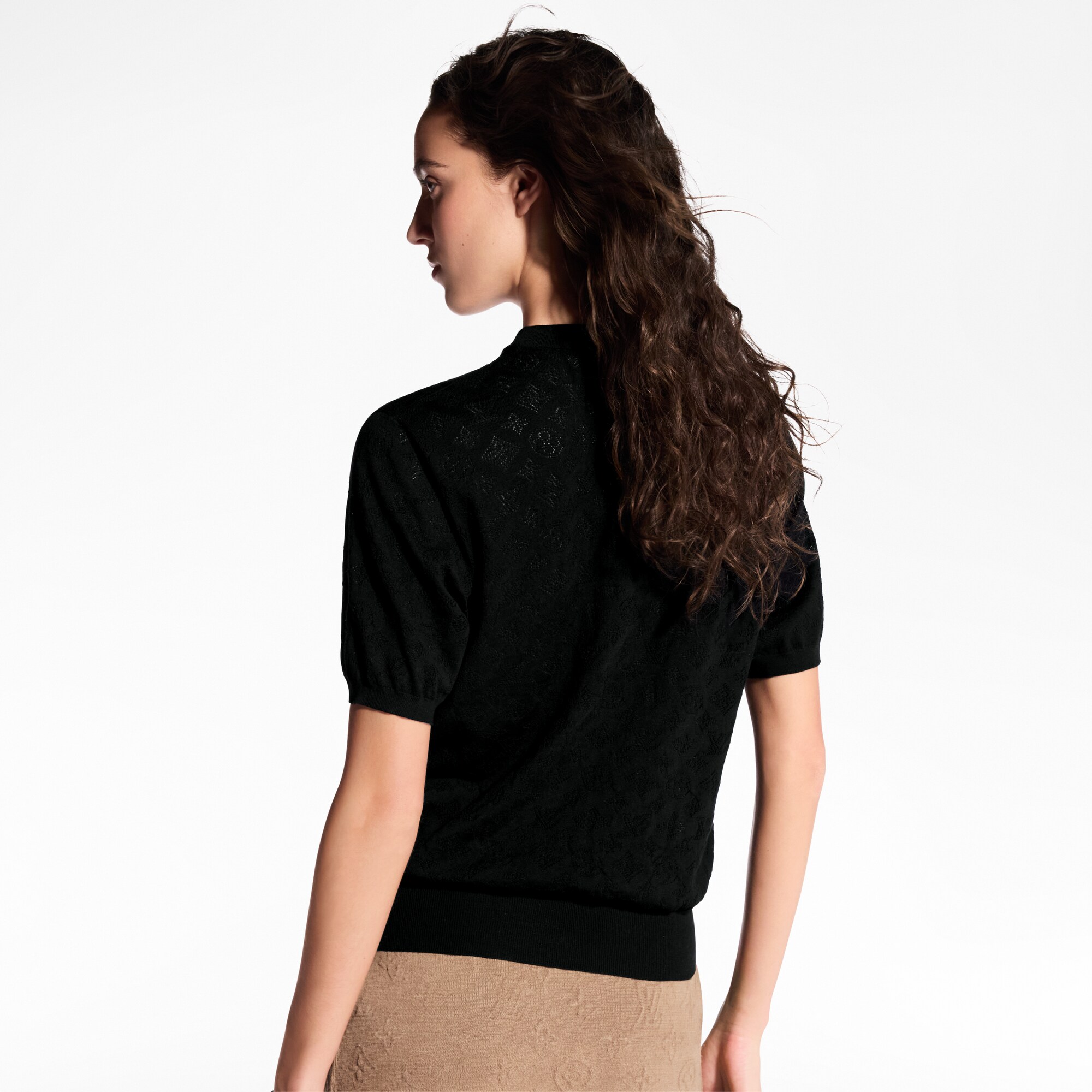 Stricktop mit Mahina-Motiv  Damen Ready to Wear Tops | LOUIS VUITTON (Zoom)