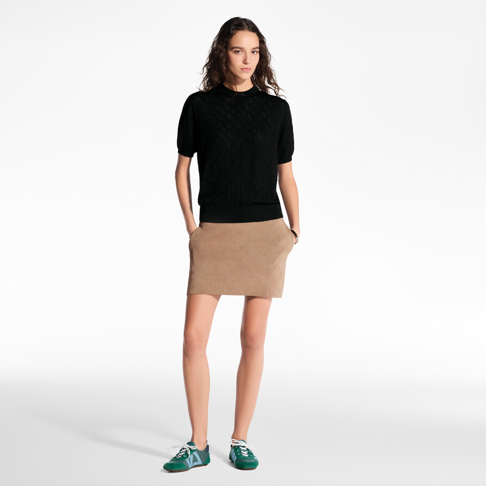Stricktop mit Mahina-Motiv  Damen Ready to Wear Tops | LOUIS VUITTON (Zoom)