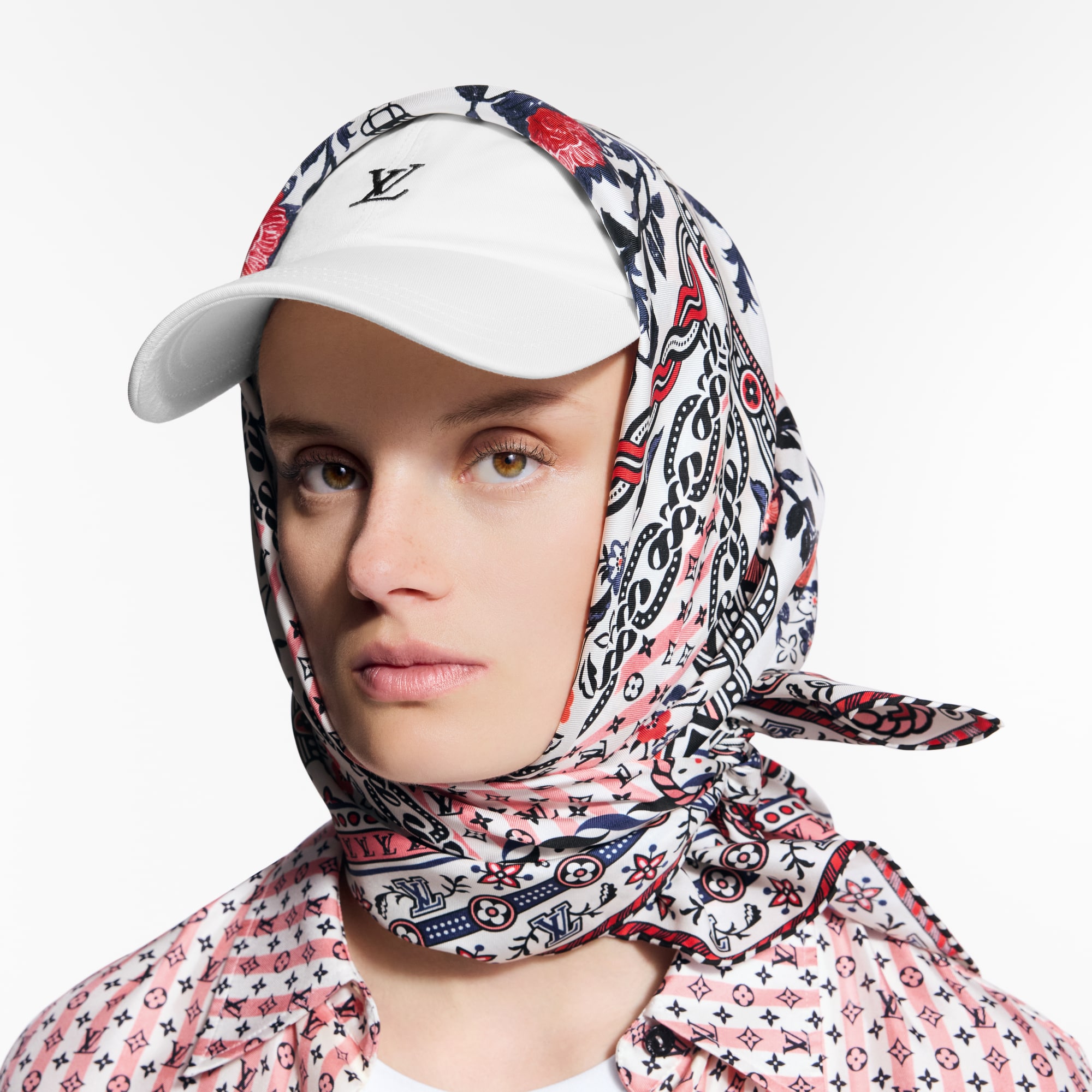 Summer Garden Carré 90 S00 Damen Accessoires Seidentücher und Bandeaus | LOUIS VUITTON (Zoom)
