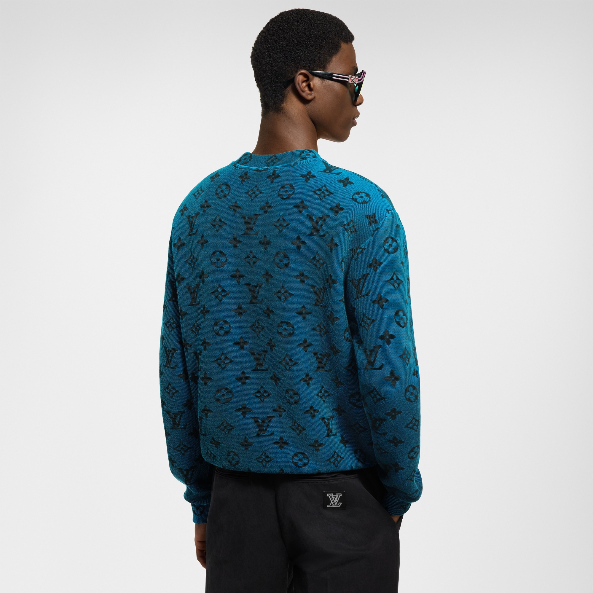 Sweatshirt mit schimmerndem Monogram  Herren Ready to Wear Strick und Sweatshirts | LOUIS VUITTON (Zoom)