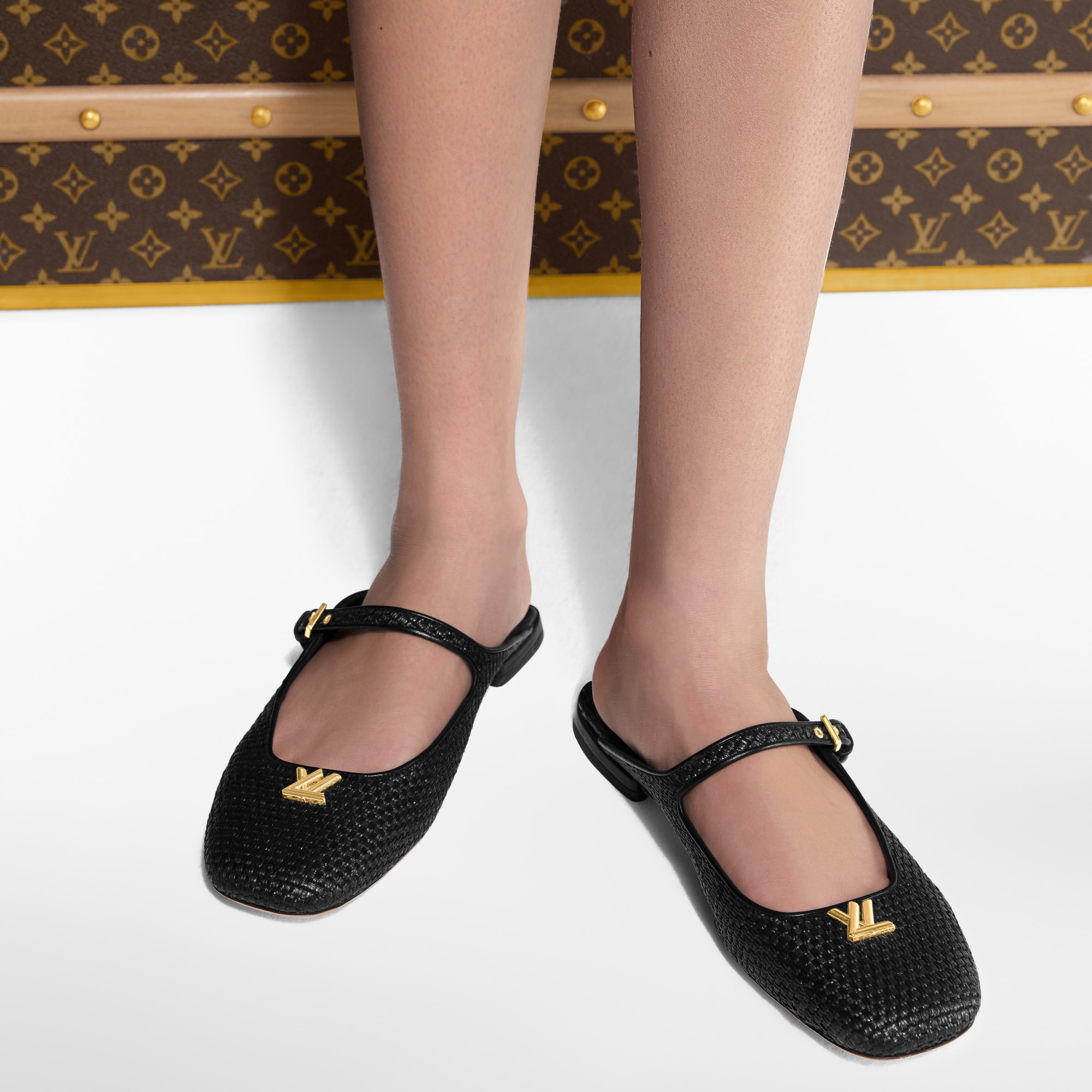 Swing Ballerina mit offener Ferse  Damen Schuhe Loafers und Ballerinas | LOUIS VUITTON (Zoom)