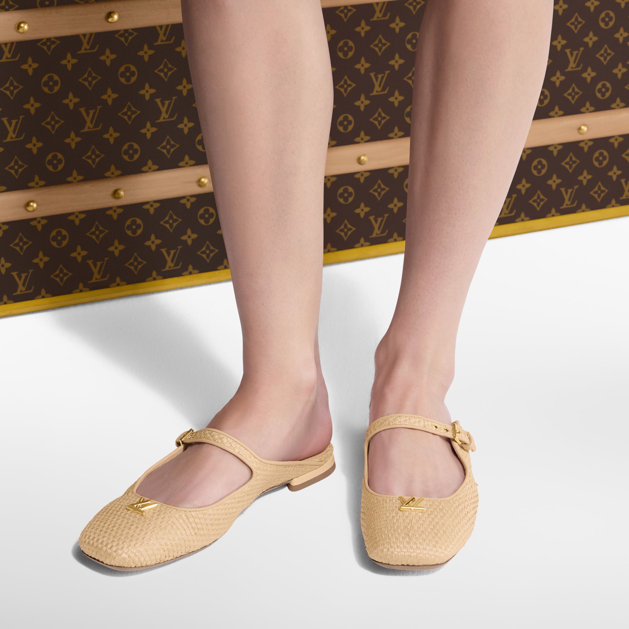 Swing Ballerina mit offener Ferse  Damen Schuhe Loafers und Ballerinas | LOUIS VUITTON (Zoom)