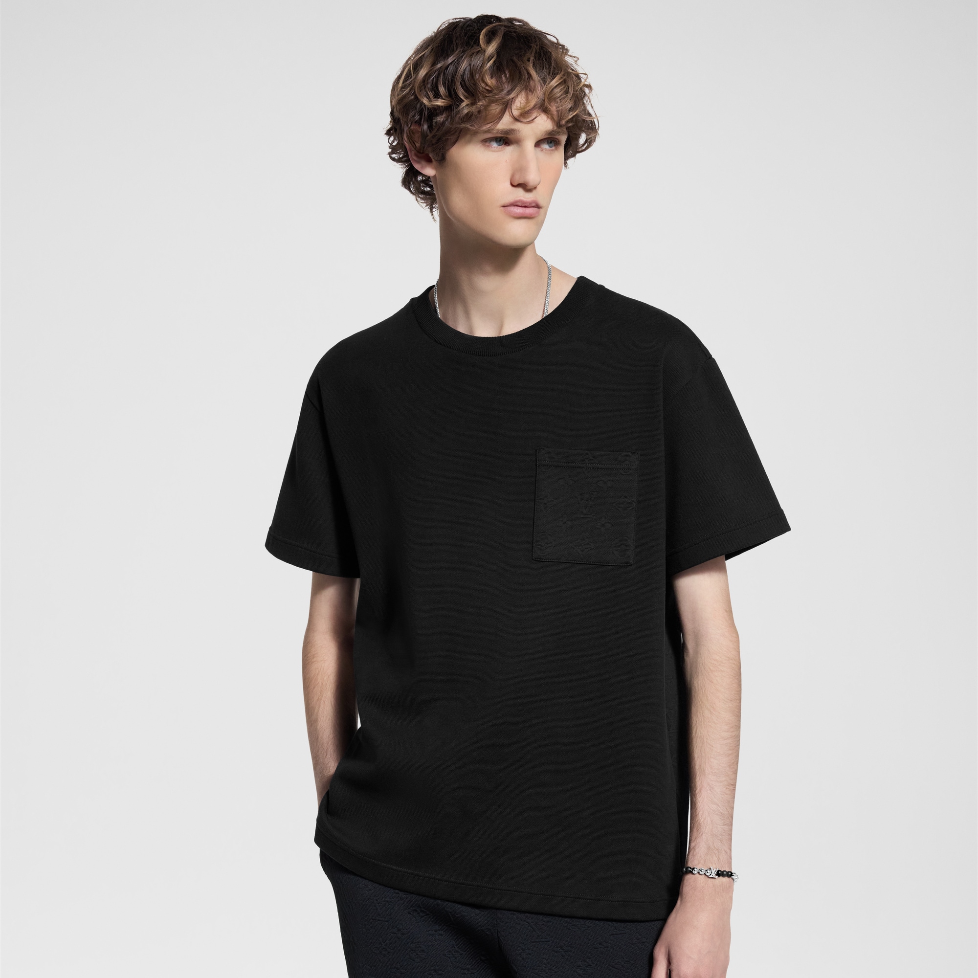 T-Shirt aus Baumwoll-Piqué  Herren Ready to Wear T-Shirts und Poloshirts | LOUIS VUITTON (Zoom)