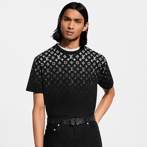 T-Shirt aus Baumwolle mit Farbverlauf Herren Ready to Wear T-Shirts und Poloshirts | LOUIS VUITTON (Zoom)