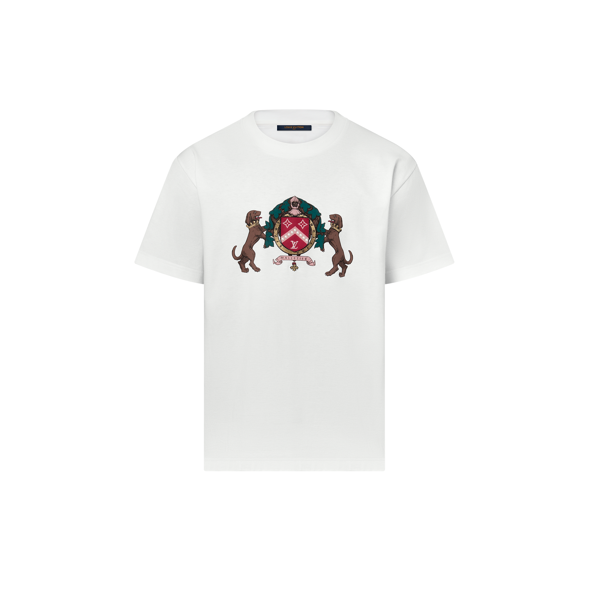 T-Shirt aus Baumwolle mit Verzierungen  Herren Ready to Wear T-Shirts und Poloshirts | LOUIS VUITTON (Zoom)