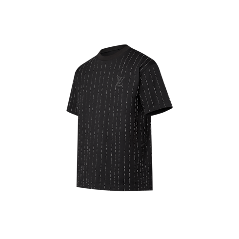 T-Shirt aus Baumwolle mit Verzierungen und Kristall-Strass Herren Ready to Wear T-Shirts und Poloshirts | LOUIS VUITTON (Zoom)