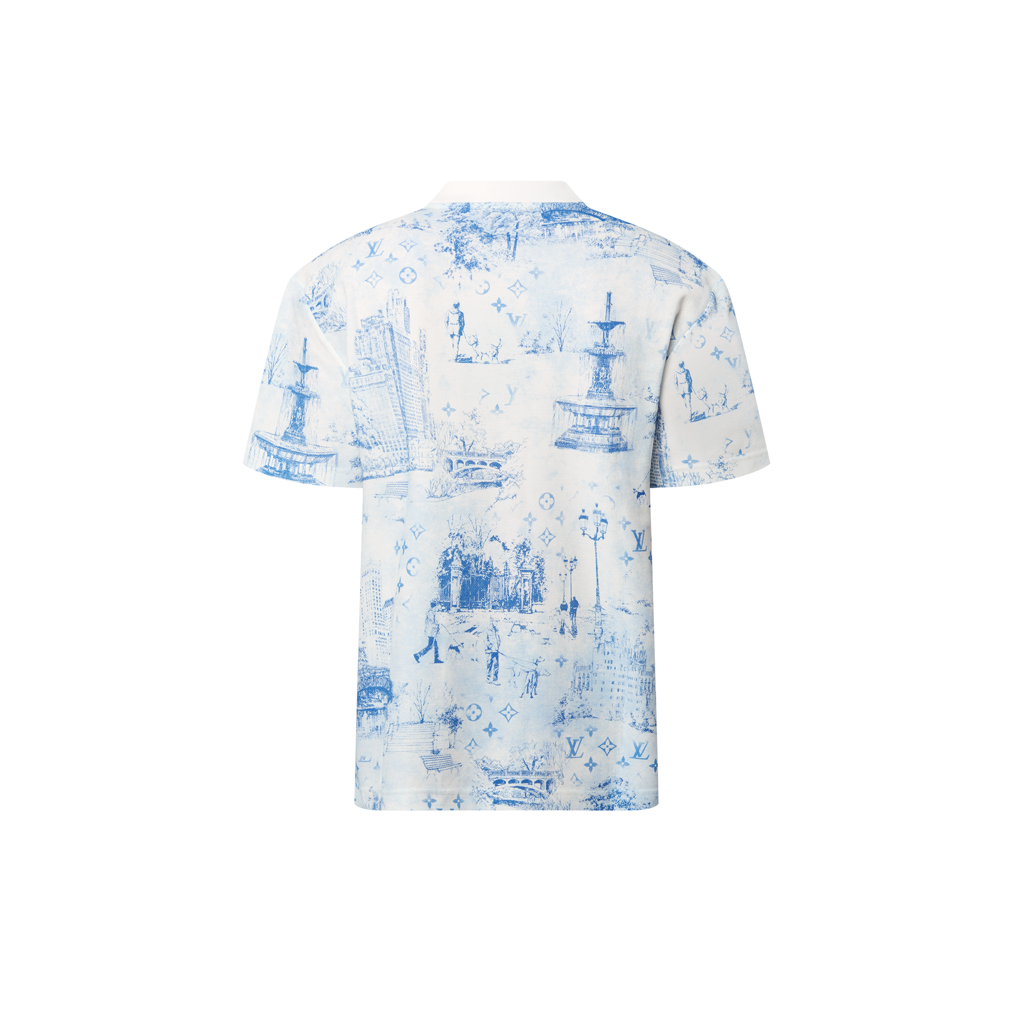 T-Shirt aus Baumwollpiqué mit Motiv  Herren Ready to Wear T-Shirts und Poloshirts | LOUIS VUITTON (Zoom)