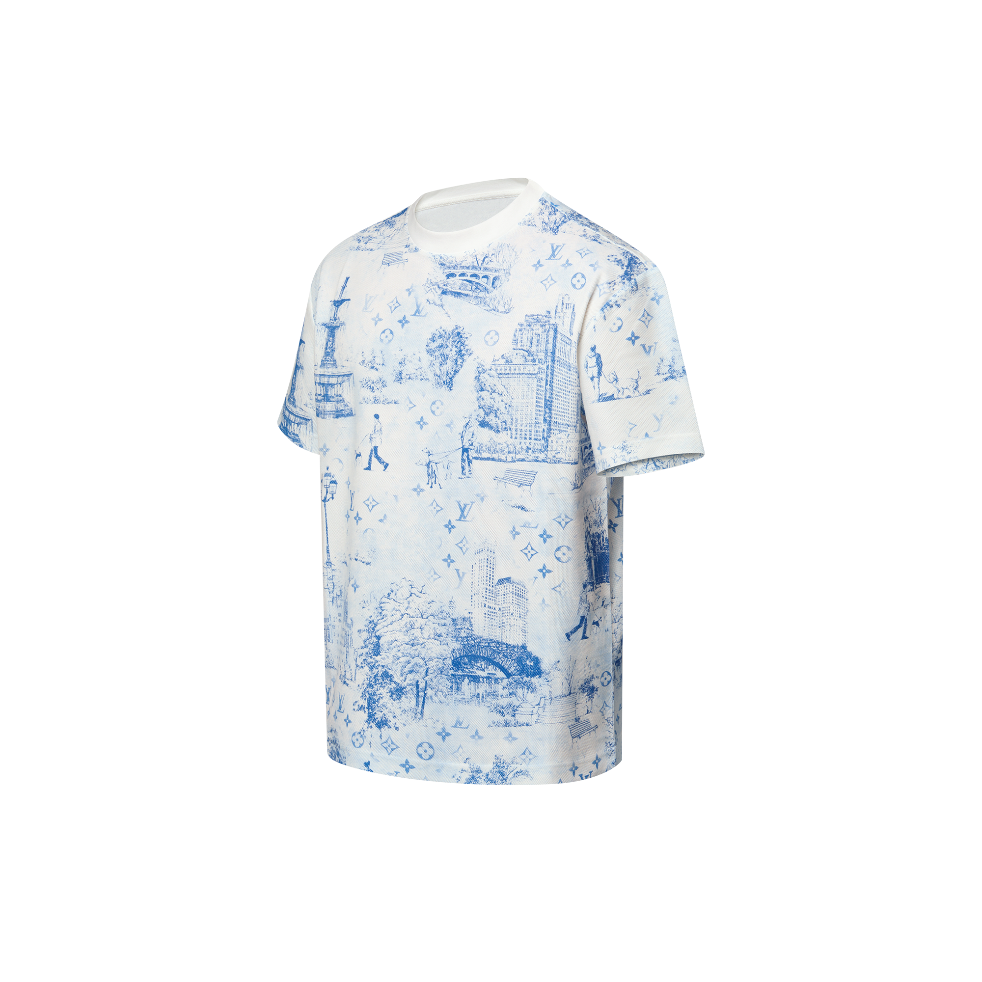 T-Shirt aus Baumwollpiqué mit Motiv  Herren Ready to Wear T-Shirts und Poloshirts | LOUIS VUITTON (Zoom)