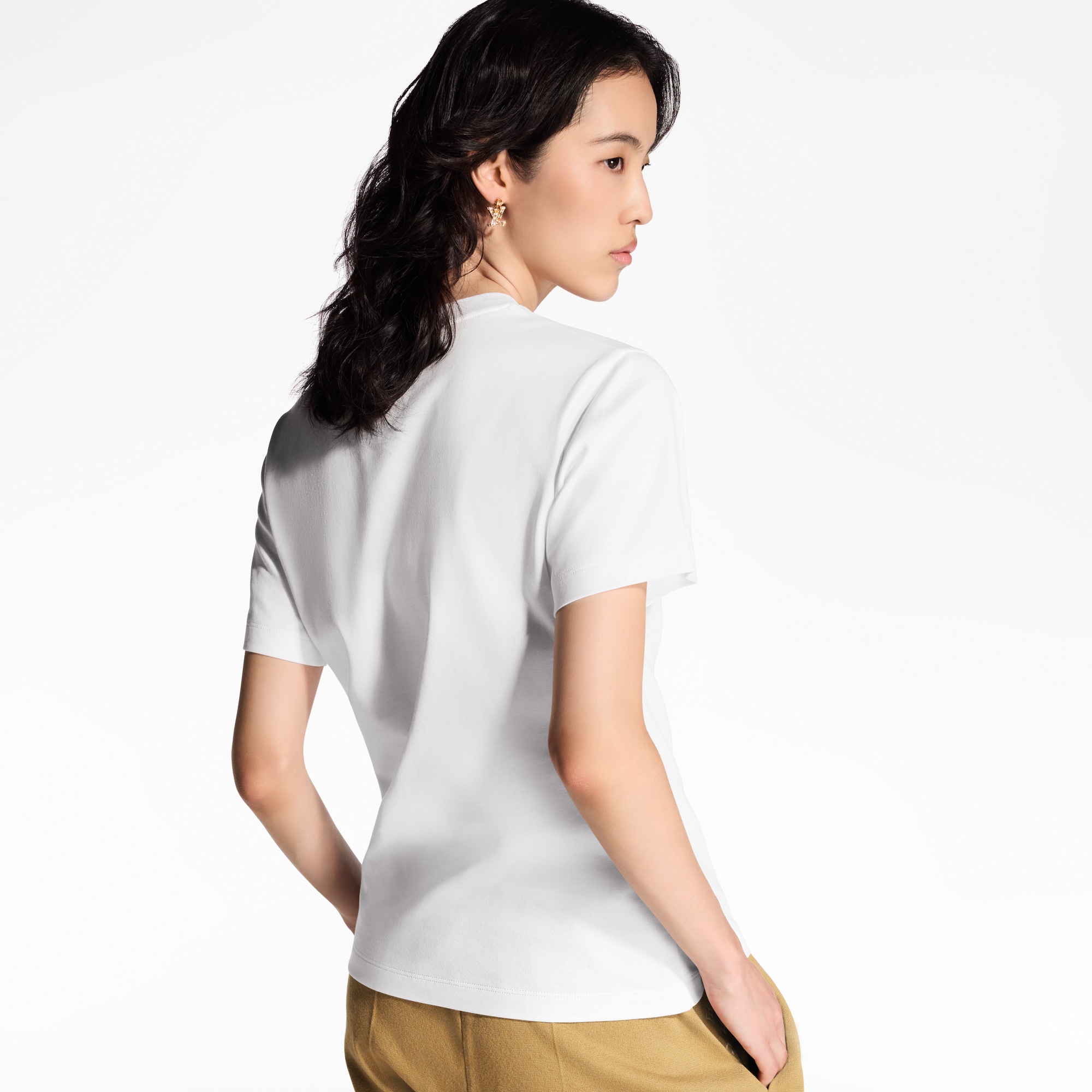 T-Shirt mit Aufnäher samt Papagei  Damen Ready to Wear Tops | LOUIS VUITTON (Zoom)