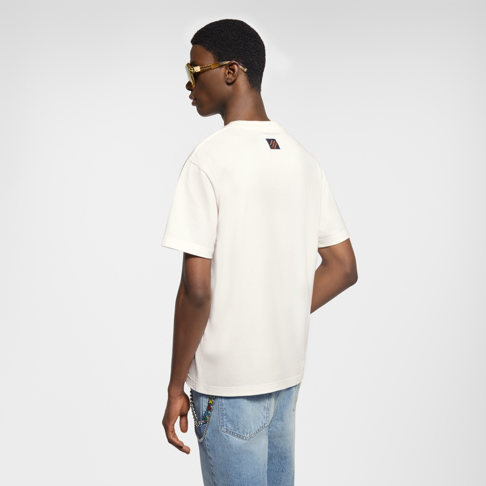 T-Shirt mit Farbverlauf, 3D-Effekt und Monogram-Blüte  Herren Ready to Wear T-Shirts und Poloshirts | LOUIS VUITTON (Zoom)