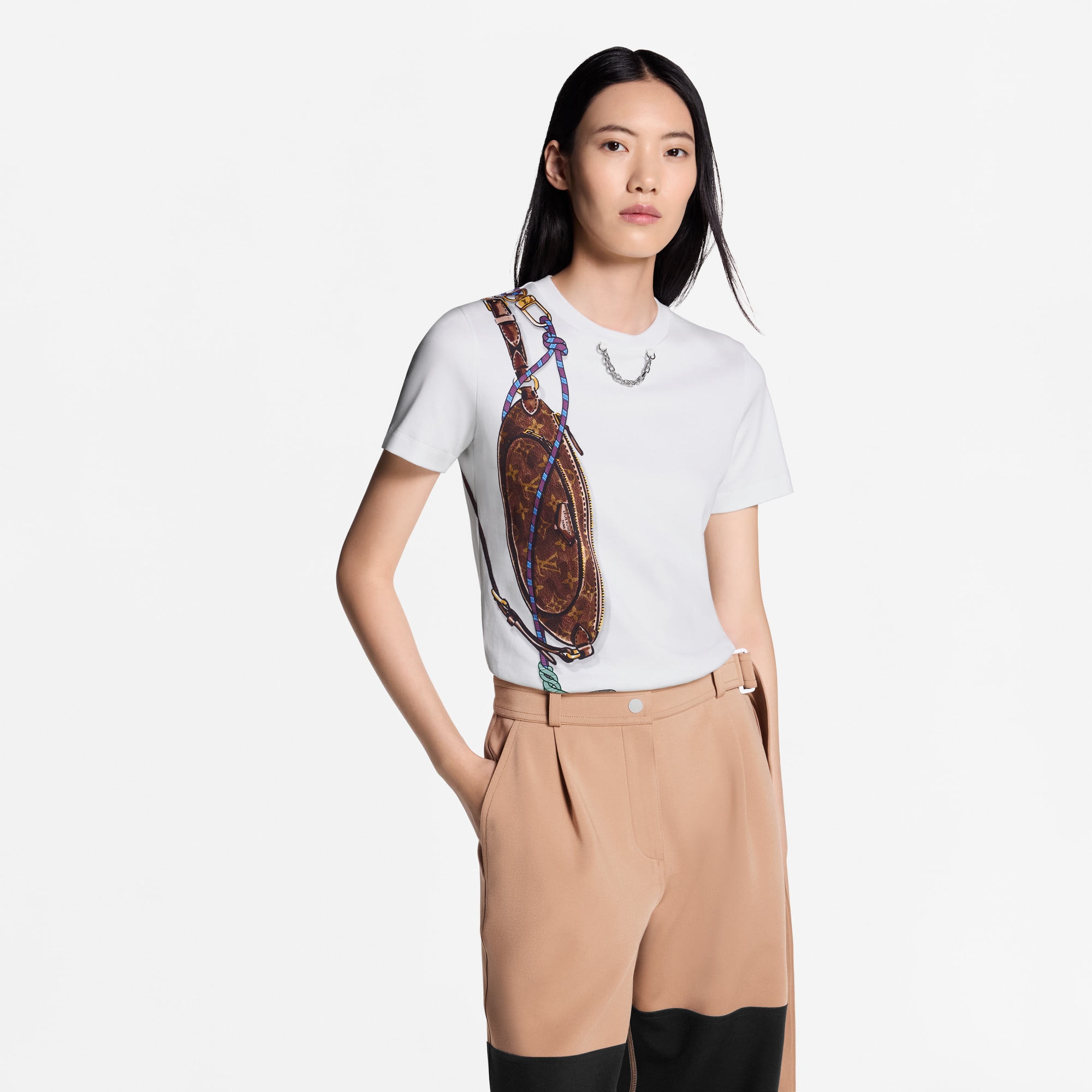 T-Shirt mit Keepit-Motiv  Damen Ready to Wear Tops | LOUIS VUITTON (Zoom)