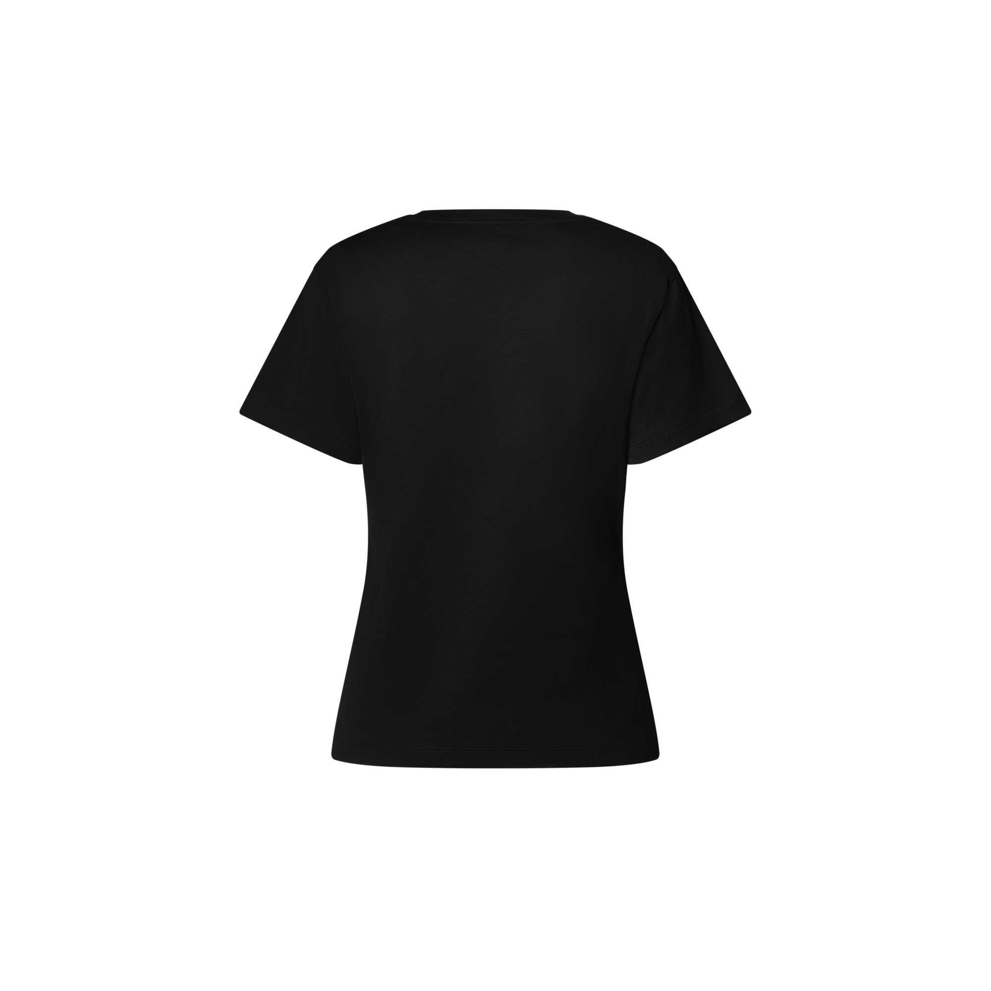 T-Shirt mit kursiver Signatur  Damen Ready to Wear Tops | LOUIS VUITTON (Zoom)