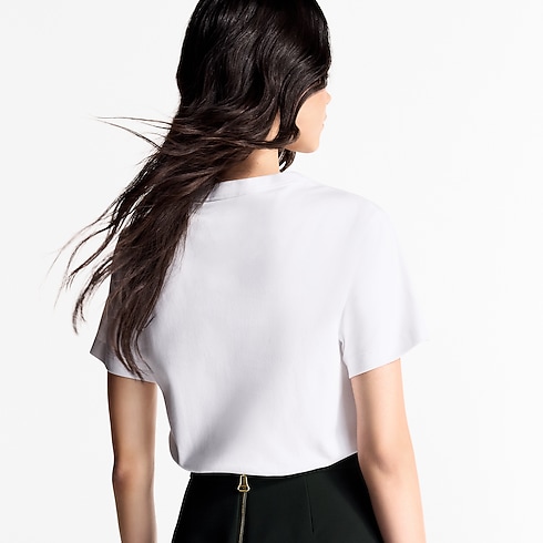 T-Shirt mit LV Stamp Damen Ready to Wear Tops | LOUIS VUITTON (Zoom)
