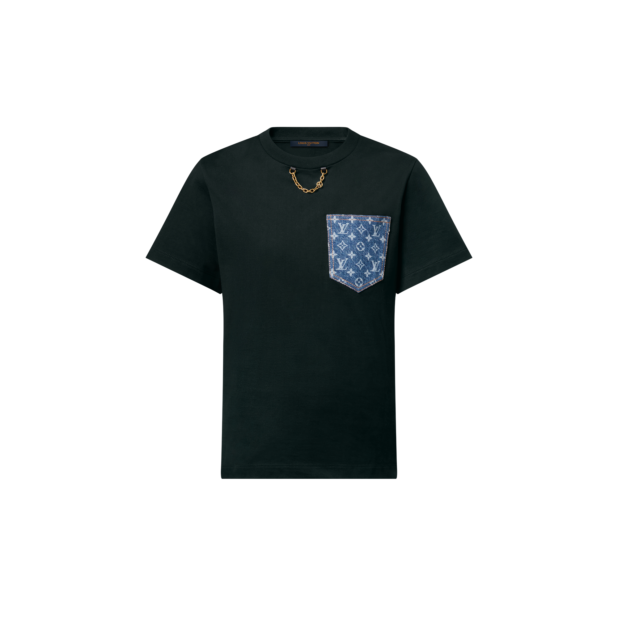 T-Shirt mit Monogram-Tasche  Damen Ready to Wear Tops | LOUIS VUITTON (Zoom)
