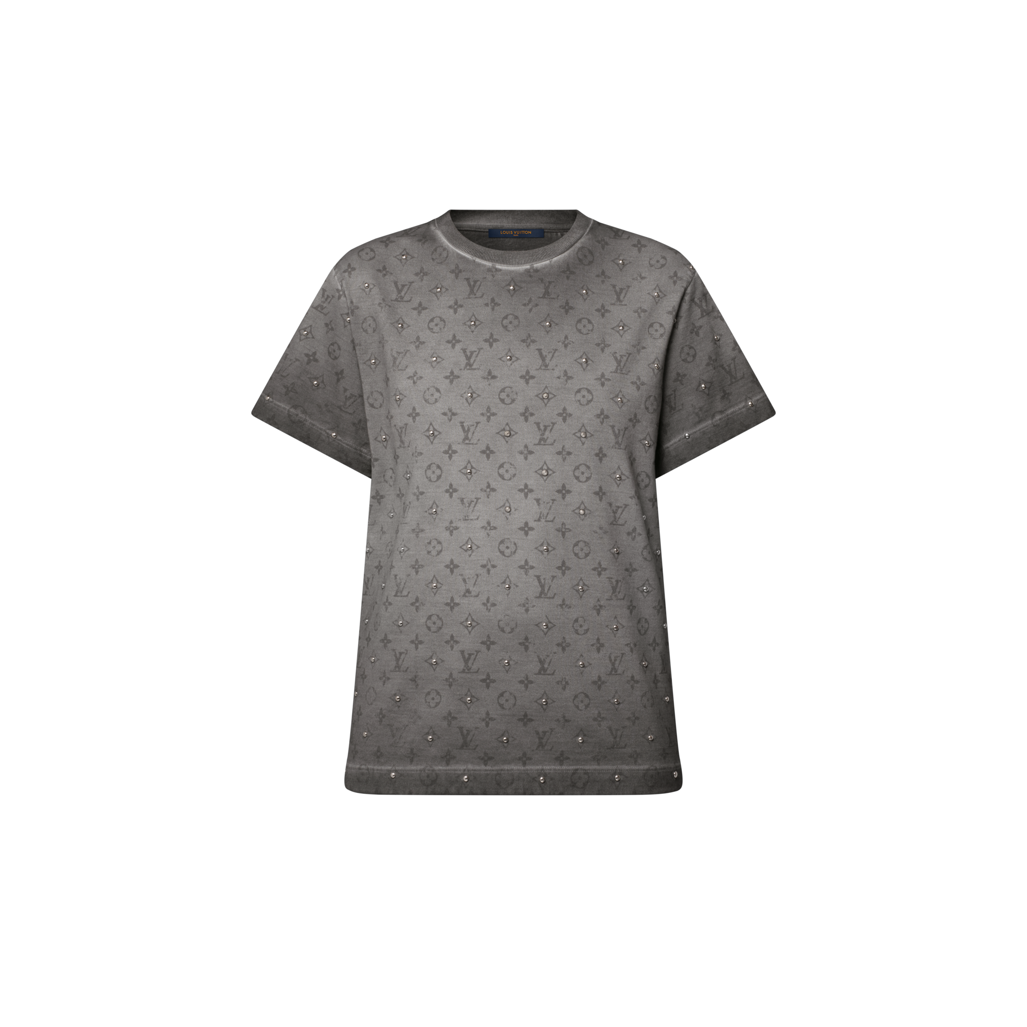 T-Shirt mit Nieten und Monogram-Motiv  Damen Ready to Wear Tops | LOUIS VUITTON (Zoom)
