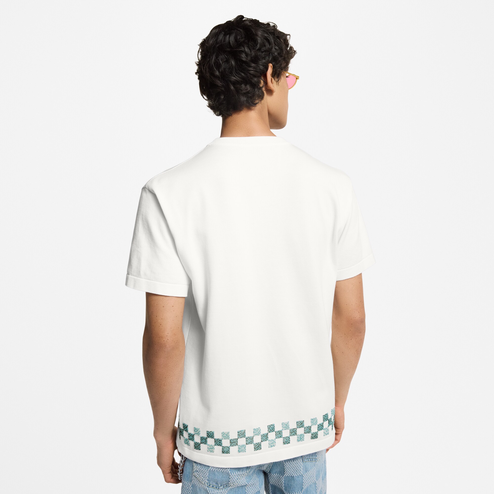 T-Shirt mit Rundhalspullover und Verzierungen  Herren Ready to Wear Strick und Sweatshirts | LOUIS VUITTON (Zoom)