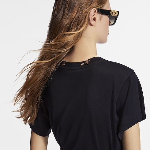 T-Shirt mit Seitenriemen Damen Ready to Wear Tops | LOUIS VUITTON (Zoom)