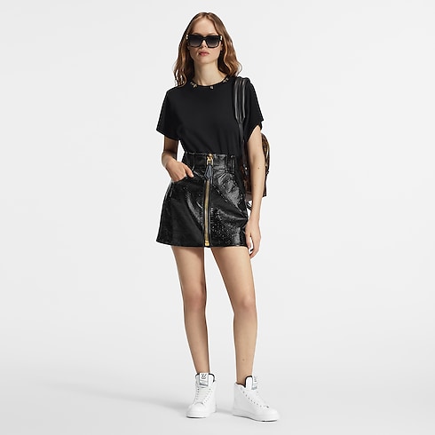 T-Shirt mit Seitenriemen Damen Ready to Wear Tops | LOUIS VUITTON (Zoom)