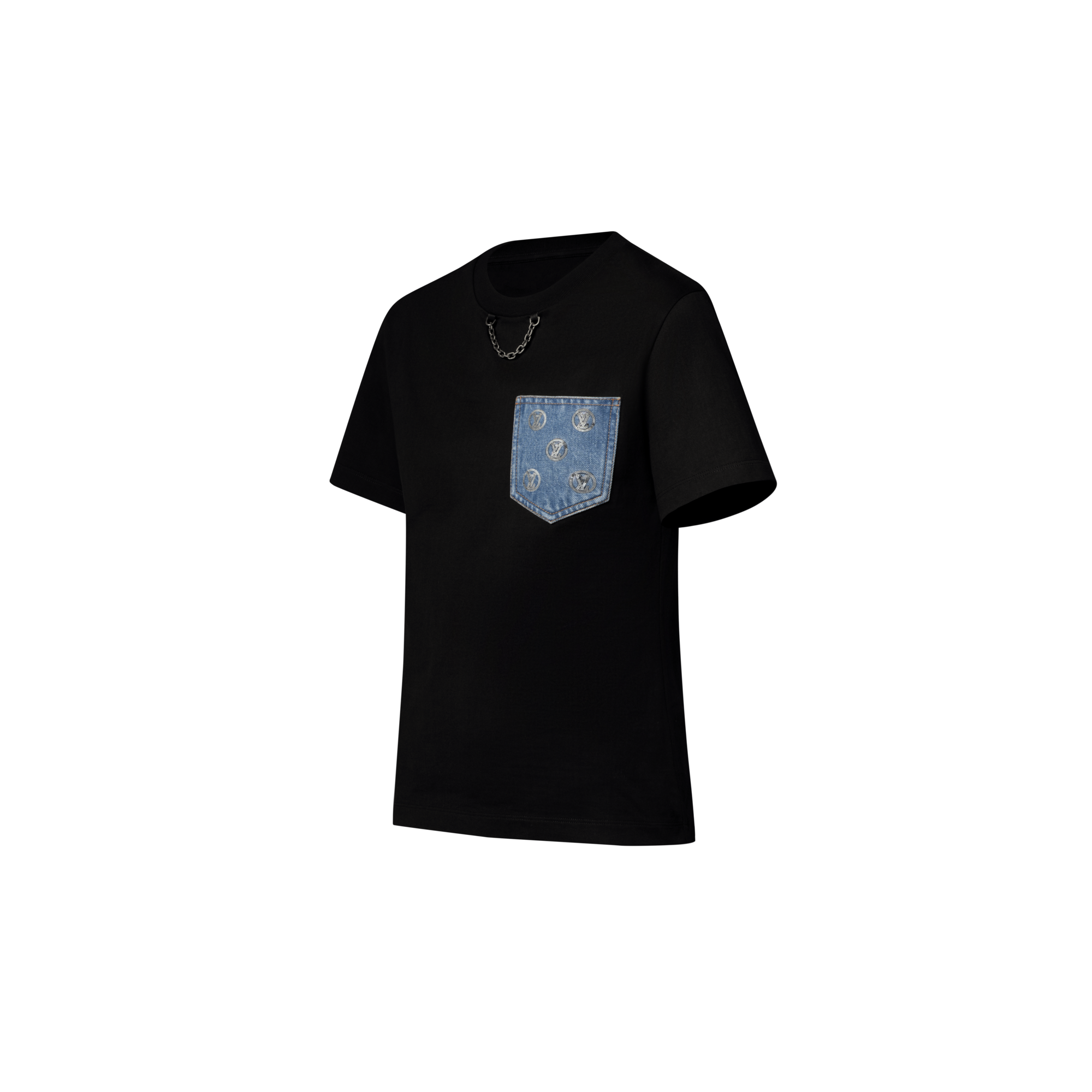 T-Shirt mit Signatur auf der Tasche  Damen Ready to Wear Tops | LOUIS VUITTON (Zoom)