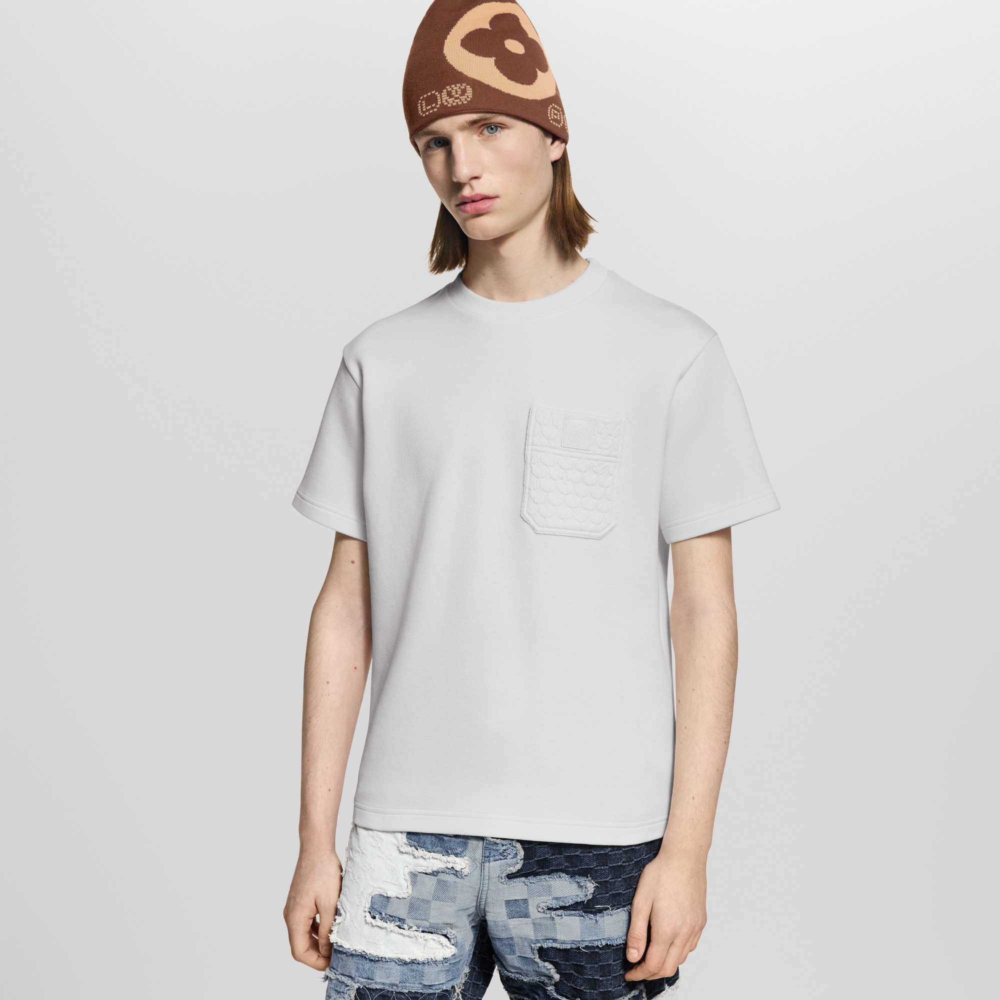 T-Shirt mit Signatur auf der Tasche  Herren Ready to Wear T-Shirts und Poloshirts | LOUIS VUITTON (Zoom)