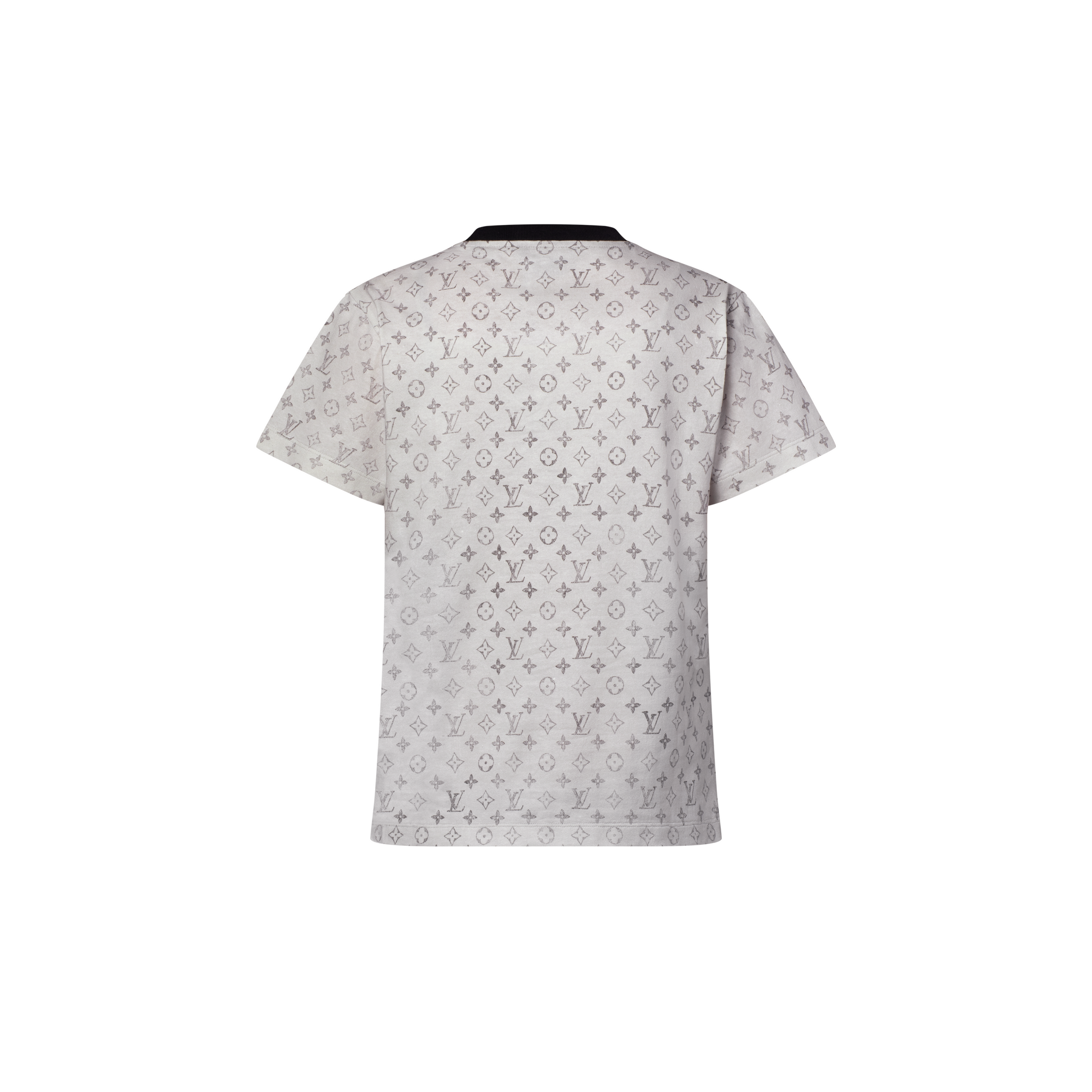 T-Shirt mit verwaschenem Monogram-Motiv  Damen Ready to Wear Tops | LOUIS VUITTON (Zoom)