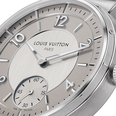 Tambour, Automatikuhrwerk, 40 mm, Edelstahl Uhren Alle Uhren } | LOUIS VUITTON (Zoom)