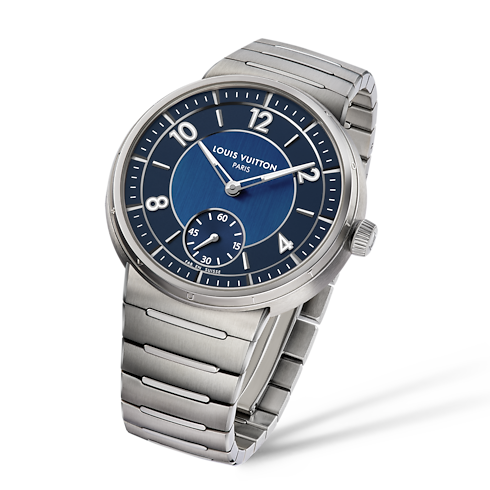 Tambour, Automatikuhrwerk, 40 mm, Edelstahl Uhren Alle Uhren } | LOUIS VUITTON (Zoom)