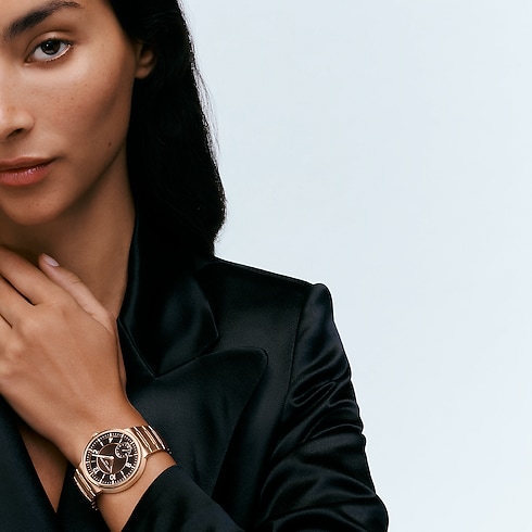 Tambour, Automatikuhrwerk, 40 mm, Rosegold Uhren Alle Uhren } | LOUIS VUITTON (Zoom)