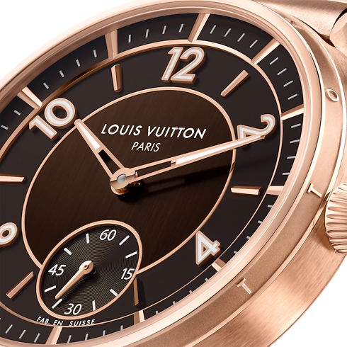 Tambour, Automatikuhrwerk, 40 mm, Rosegold Uhren Alle Uhren } | LOUIS VUITTON (Zoom)