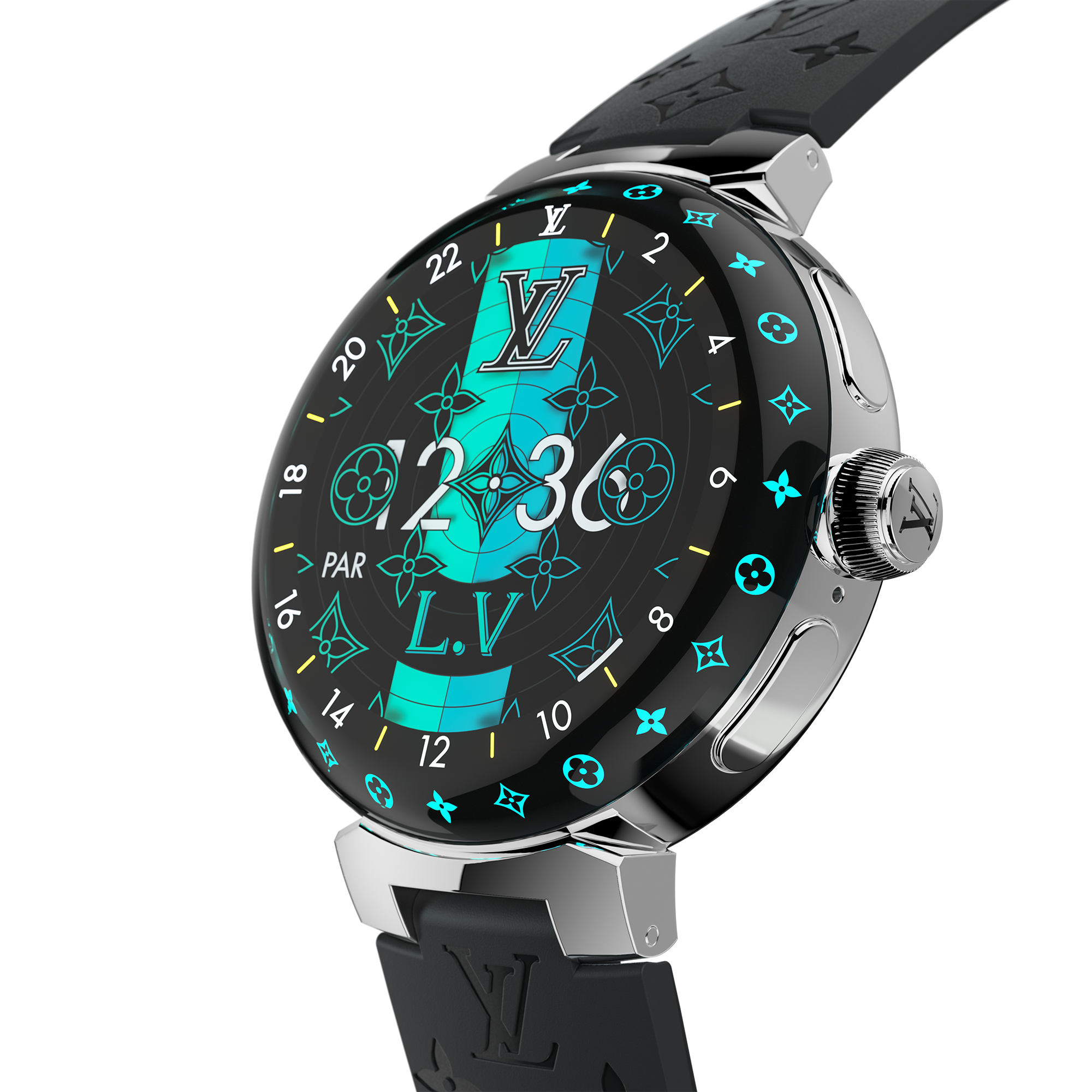 Tambour Horizon Light Up Connected Uhr  Trunks, Reisen und Wohnen Hightech und Accessoires Audio Objects, Smartwatches und Accessoires | LOUIS VUITTON (Zoom)