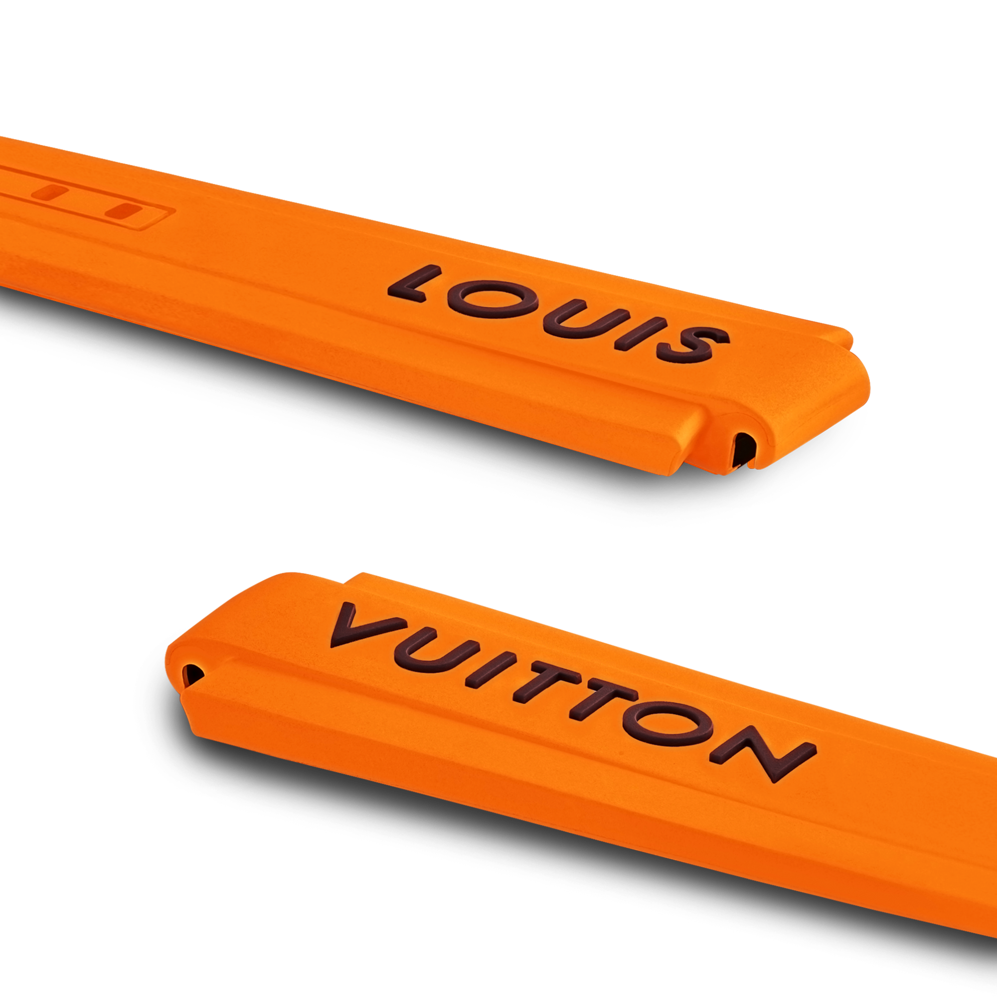Tambour Louis Vuitton Armband aus Gummi  Uhren Uhrenkollektionen Uhrenarmbänder | LOUIS VUITTON (Zoom)