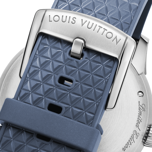 Tambour Spin Time, Automatikuhrwerk, 39,5 mm, Weißgold Uhren Alle Uhren } | LOUIS VUITTON (Zoom)