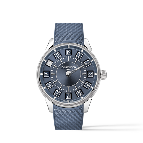 Tambour Spin Time, Automatikuhrwerk, 39,5 mm, Weißgold Uhren Alle Uhren } | LOUIS VUITTON (Zoom)