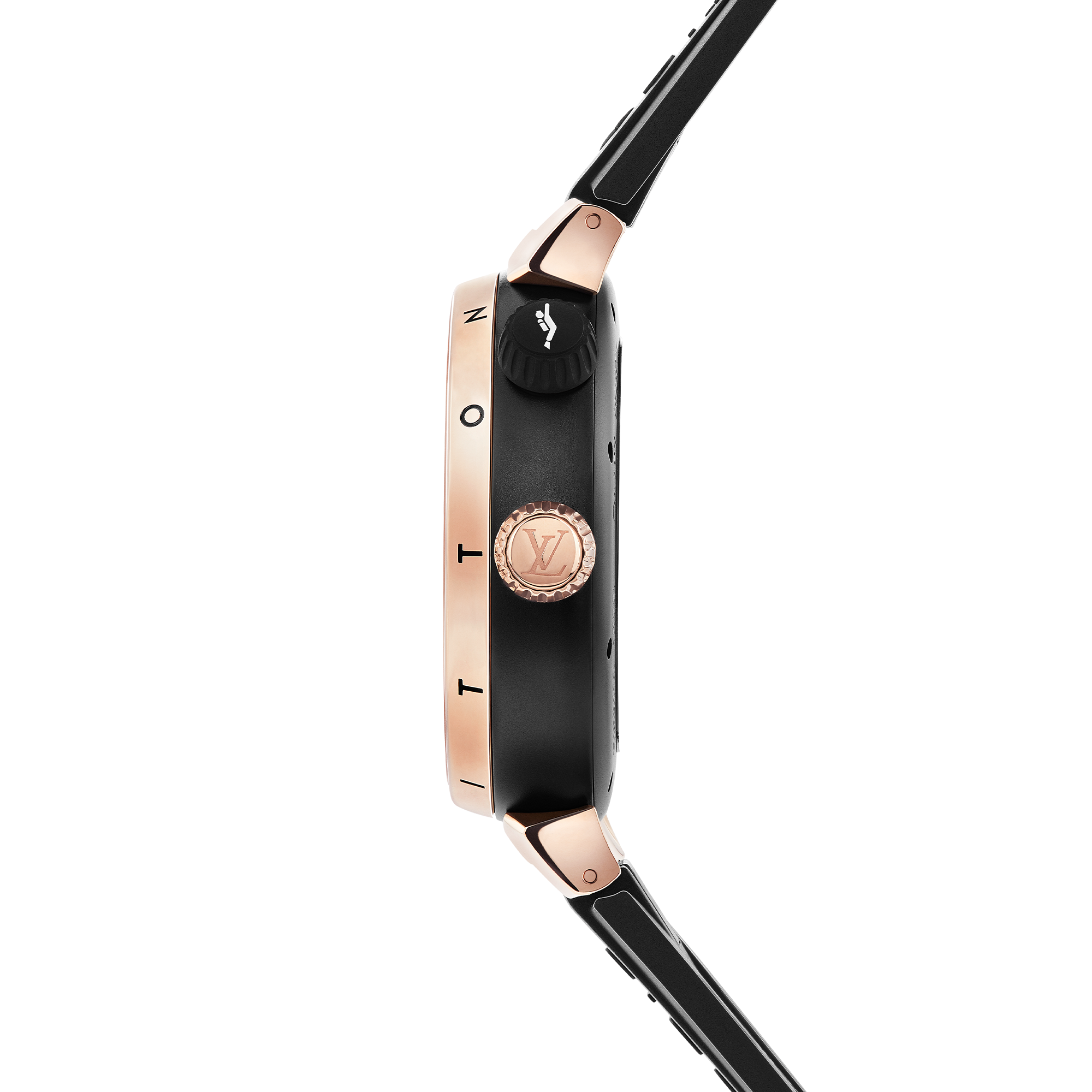 Tambour Street Diver, Automatikuhrwerk, 44 mm, Edelstahl & Roségold  Uhren Alle Uhren } | LOUIS VUITTON (Zoom)