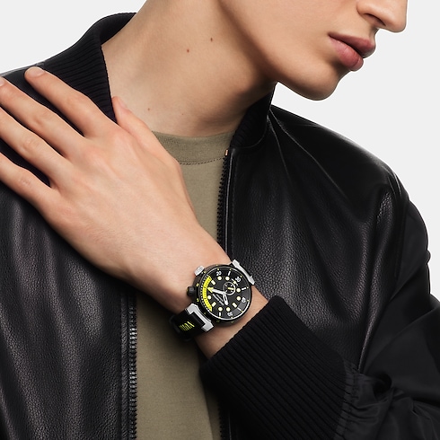 Tambour Street Diver, Automatikuhrwerk, 44 mm, Edelstahl Uhren Alle Uhren } | LOUIS VUITTON (Zoom)
