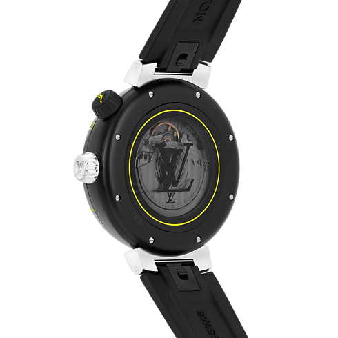 Tambour Street Diver, Automatikuhrwerk, 44 mm, Edelstahl Uhren Alle Uhren } | LOUIS VUITTON (Zoom)