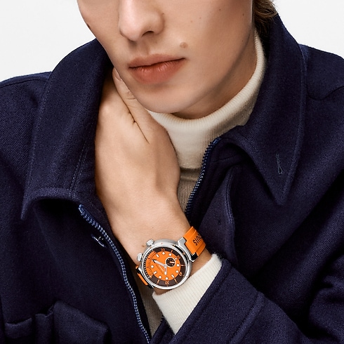 Tambour Street Diver, Automatikuhrwerk, 44 mm, Edelstahl Uhren Alle Uhren } | LOUIS VUITTON (Zoom)