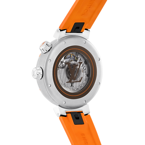 Tambour Street Diver, Automatikuhrwerk, 44 mm, Edelstahl Uhren Alle Uhren } | LOUIS VUITTON (Zoom)