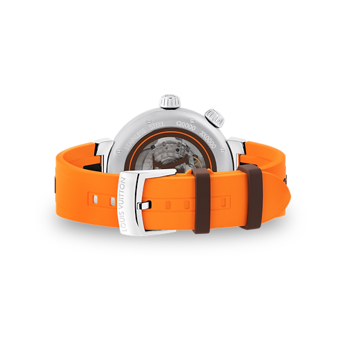 Tambour Street Diver, Automatikuhrwerk, 44 mm, Edelstahl Uhren Alle Uhren } | LOUIS VUITTON (Zoom)