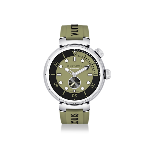 Tambour Street Diver, Automatikuhrwerk, 44 mm, Edelstahl Uhren Alle Uhren } | LOUIS VUITTON (Zoom)