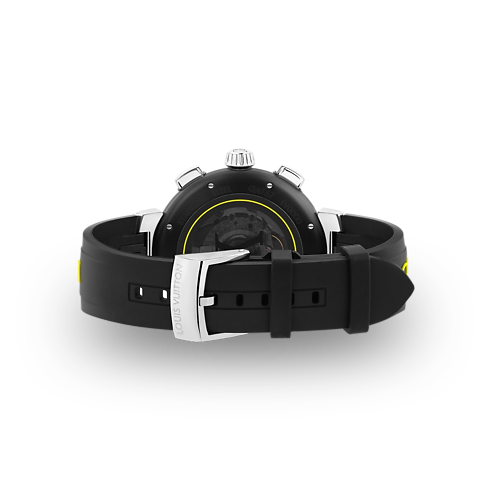 Tambour Street Diver Chronograph, Automatikuhrwerk, 46 mm, Edelstahl Uhren Alle Uhren } | LOUIS VUITTON (Zoom)